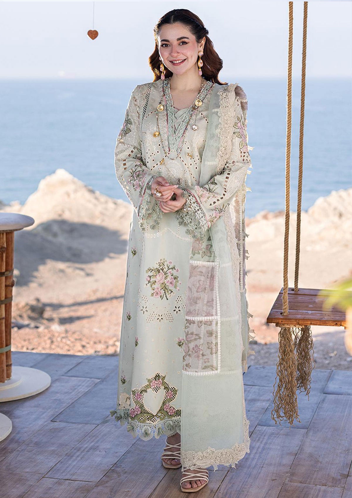 Lawn Collection - Qalamkar - Sahil Kinare - FP#15 - Rania