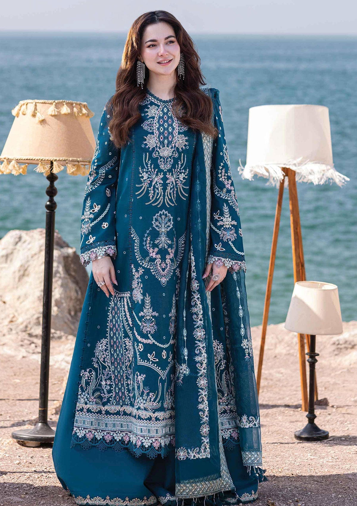 Lawn Collection - Qalamkar - Sahil Kinare - FP#16 - Kira