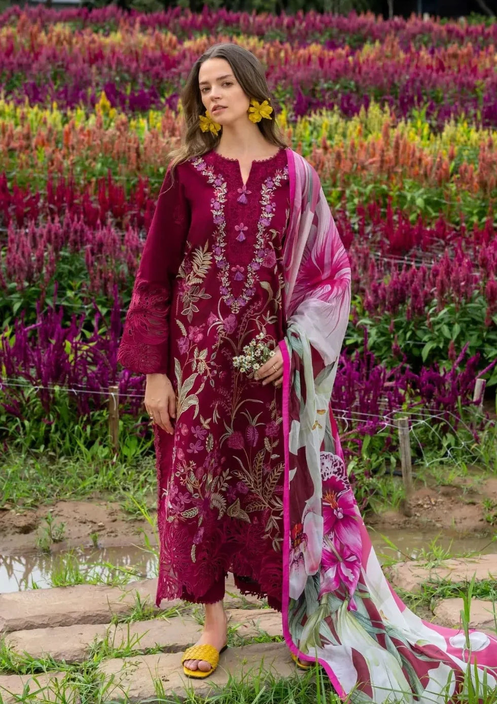 Mushq Secret Garden Hemline'26 D-14B Aurora Petals