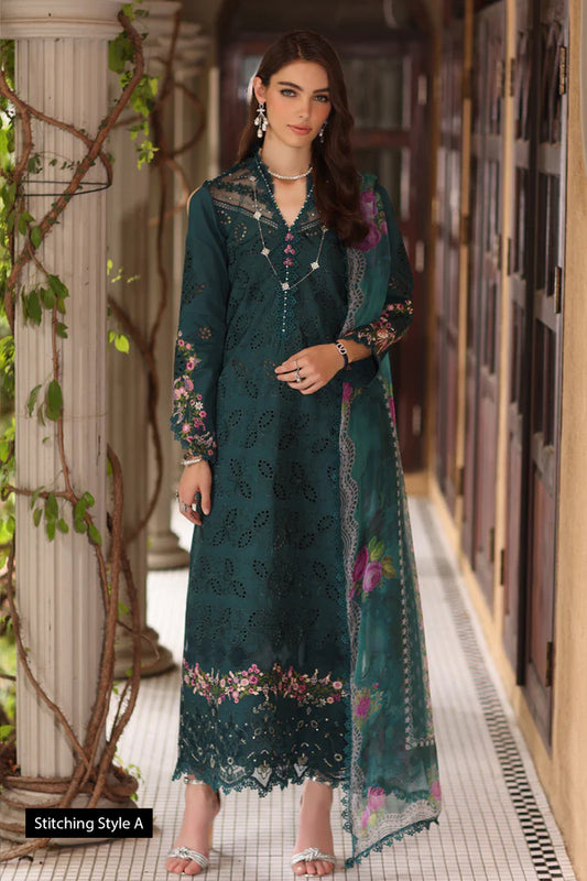 NOOR SCHIFFLI LASERKARI LAWN'25 D-05