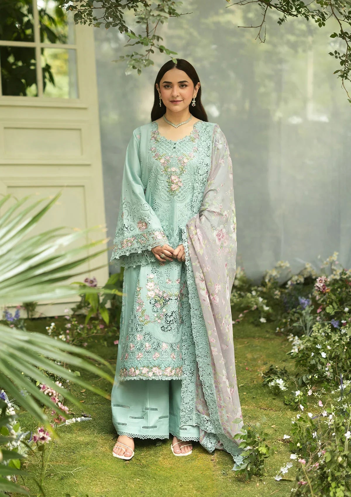 Elaf Luxury Lawn Vol-2'26 ELQ-6B MINT STORY