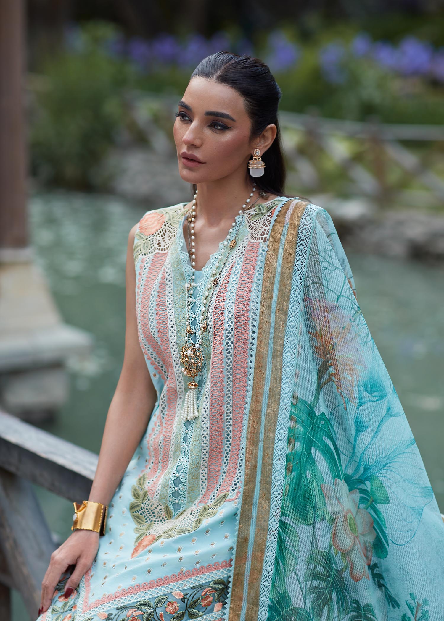 Crimson X Saira Shakira Eid Luxury Lawn'23 Shigar - D5 B