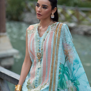 Crimson X Saira Shakira Eid Luxury Lawn'23 Shigar - D5 B