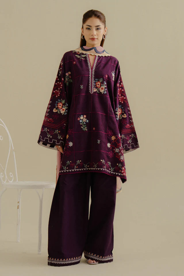 Coco Embroidered Eid lawn'25 Sufa-5B