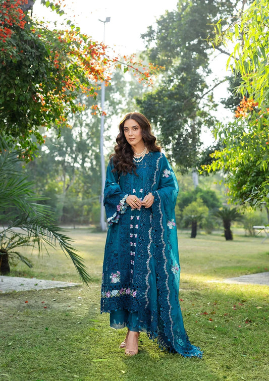 Elaf Luxury Lawn'26 ELY-06 SAPPHIRE