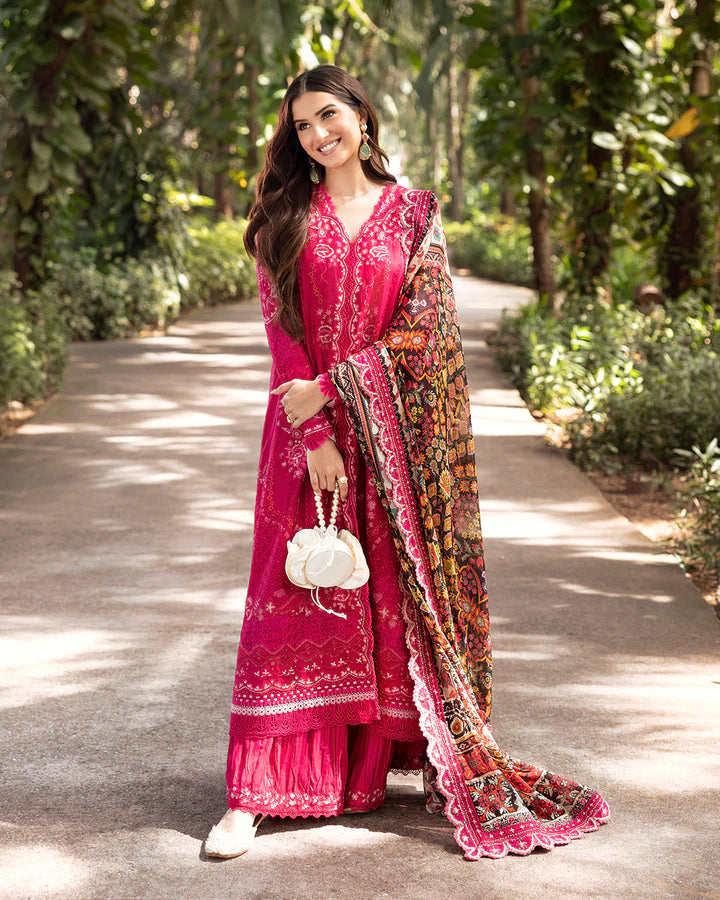 Faiza Saqlain ZInnia Luxury Lawn'25 Varda