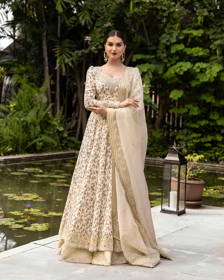 Faiza Saqlain ZInnia Luxury Lawn'25 Vinika