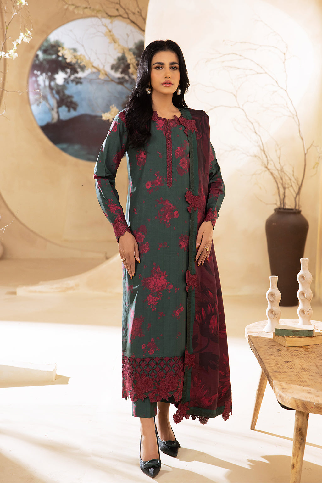 Iznik Winter'23 Unstitched ILW-08 Carina