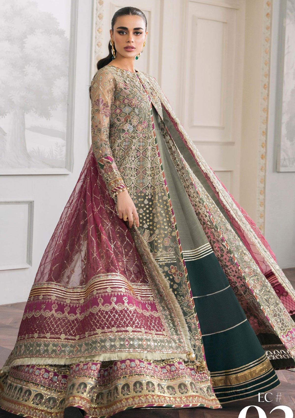 Baroque - Chantelle - Embroidered - BQU-Ch12-02