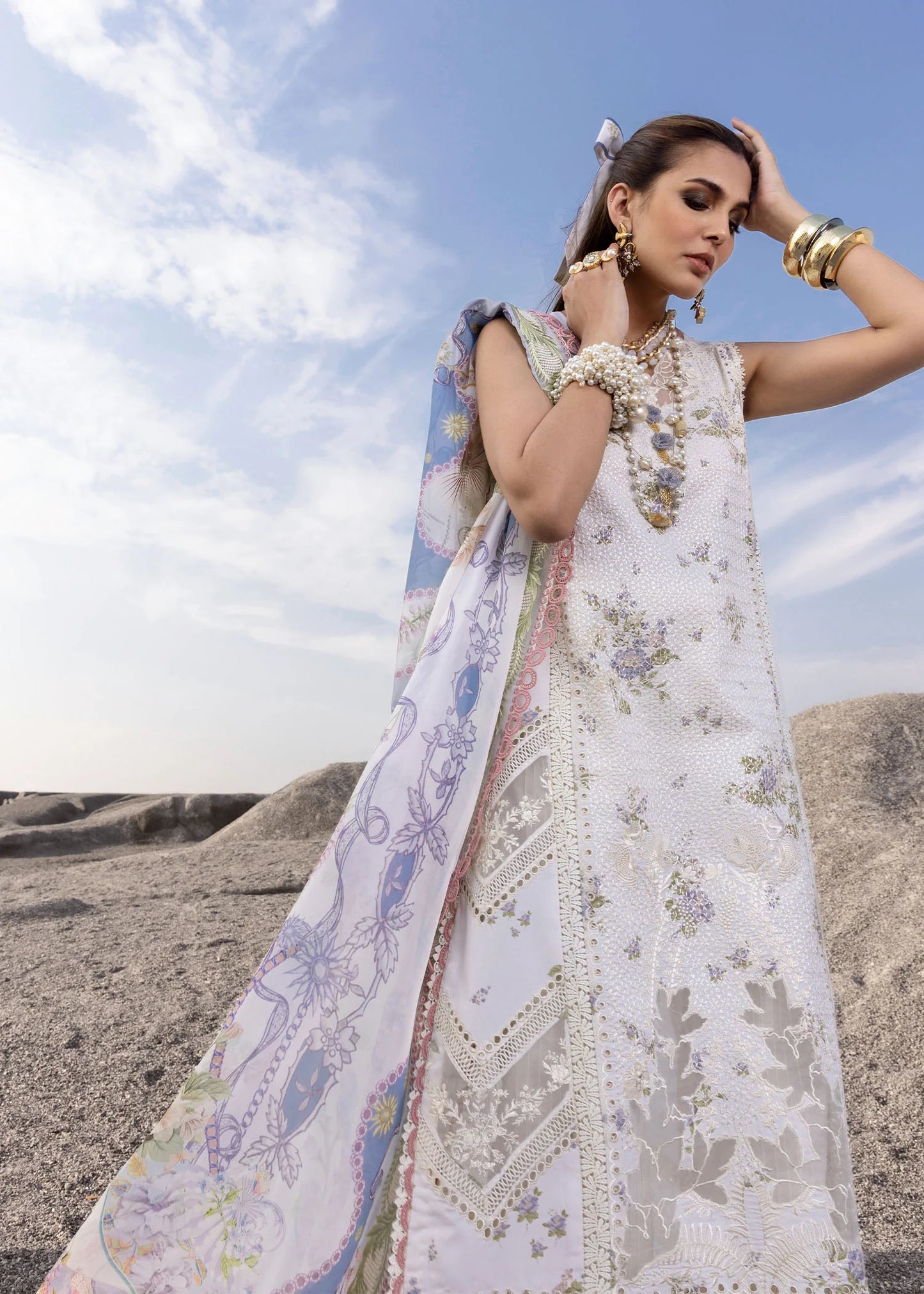 Saira Shakira Luxury Lawn'25 CECIL-B