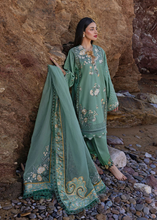 Crimson Flow Lawn'25 Parsi Threads - D5 A