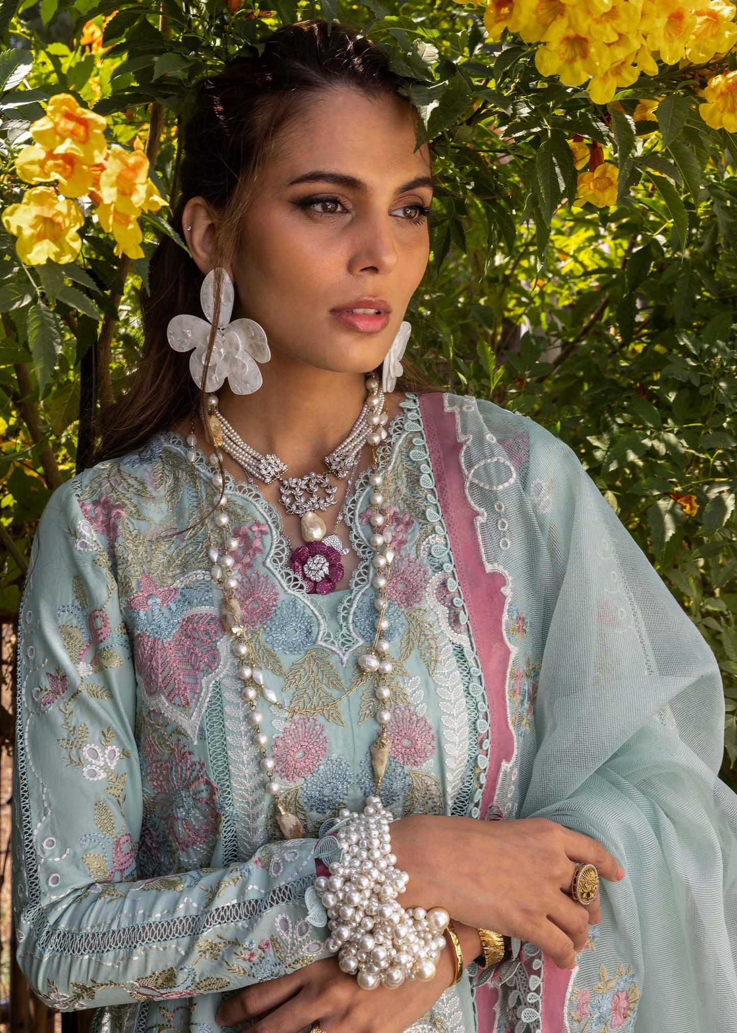 Saira Shakira Luxury Lawn'25 DILARA-A