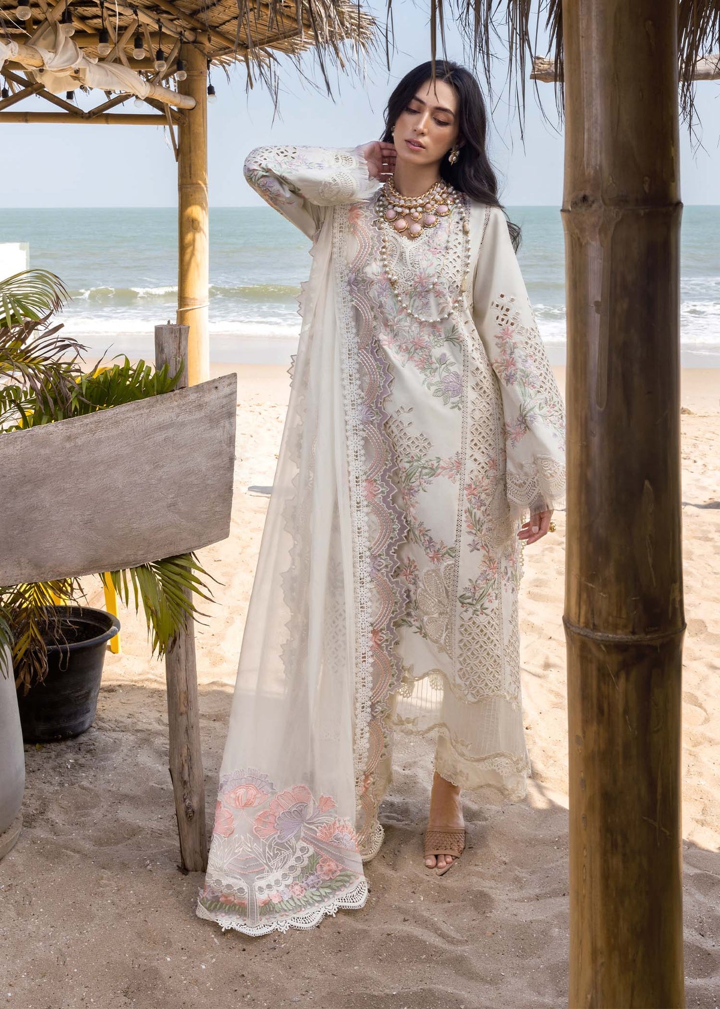 Saira Shakira Luxury Lawn'25 DAHLIA-A