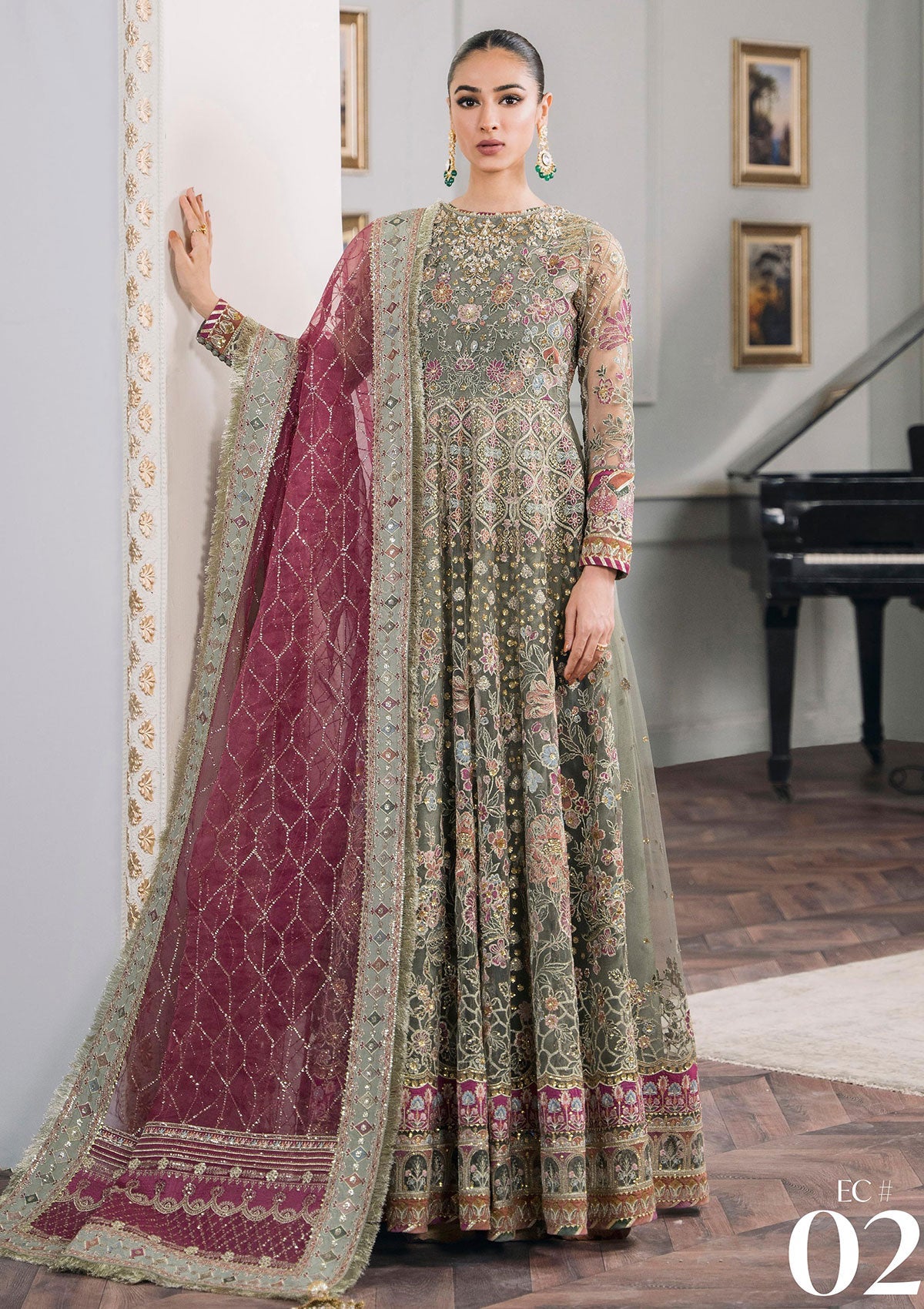 Baroque - Chantelle - Embroidered - BQU-Ch12-02