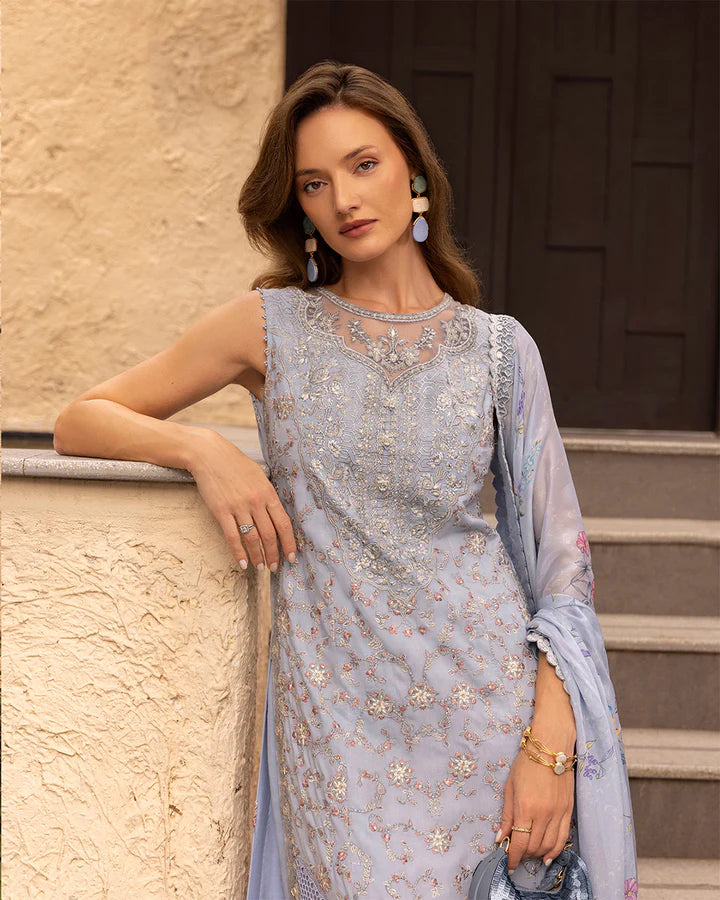 Faiza Saqlain ZInnia Luxury Lawn'25 Liana