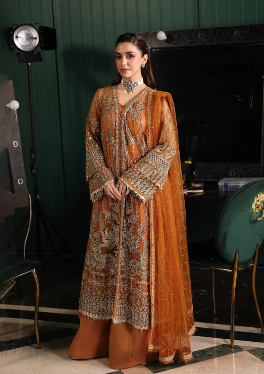 Elaf Stardom Handwork Formal'25 ESH-09 SAFFRON