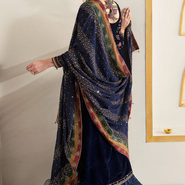 EMBROIDERED VELVET FORMAL VF-2005