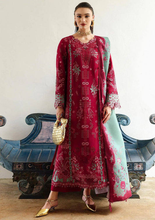 Qalamkar Qline Linen'25 KL-12 Roohi