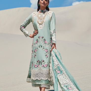 Crimson X Saira Shakira Eid Luxury Lawn'23 Serendipity - D3 B