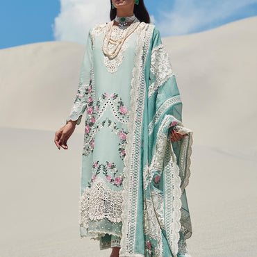 Crimson X Saira Shakira Eid Luxury Lawn'23 Serendipity - D3 B