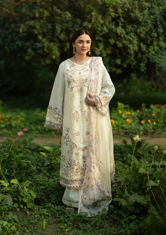 Elaf Luxury Lawn Vol-2'26 ELQ-7B SWEET TALK