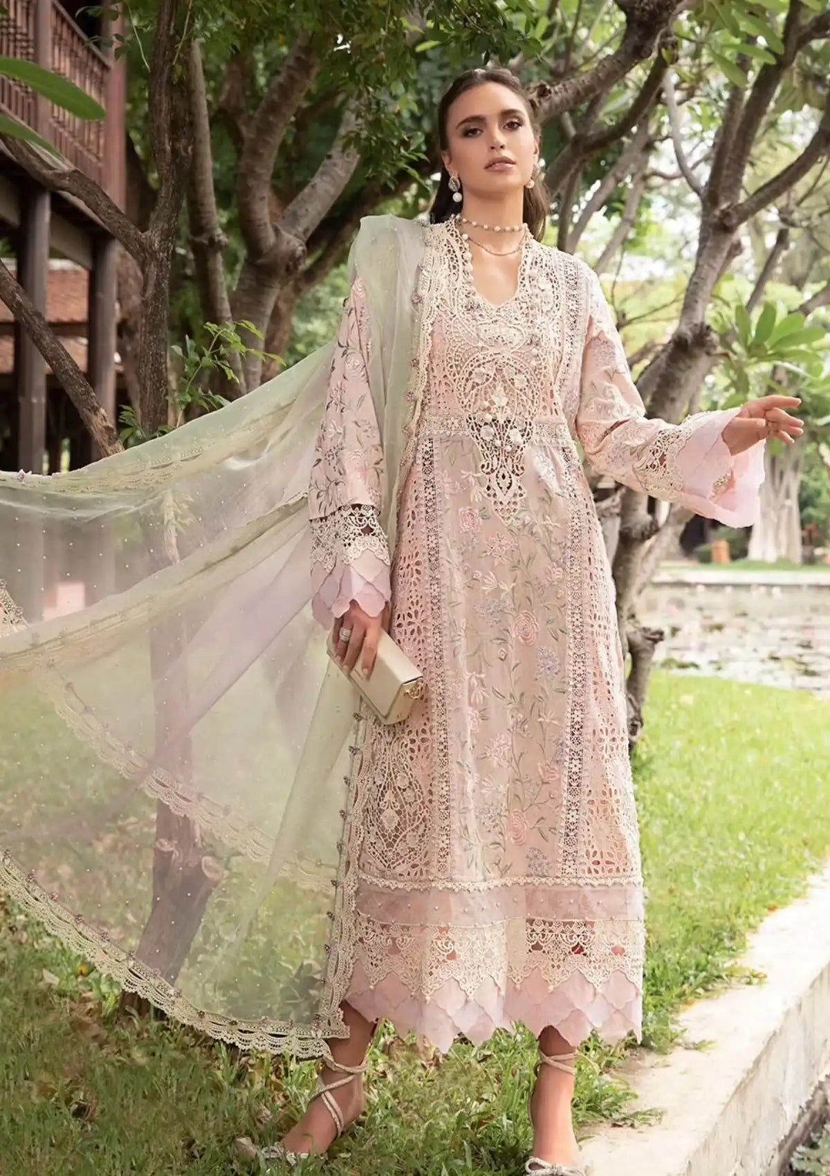 Maria.B Eid Luxury Lawn'24 D-07