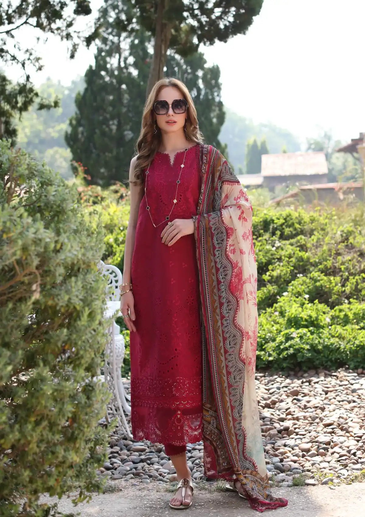 Noor by Saadia Asad Eid Luxe Printkari'24 D-11