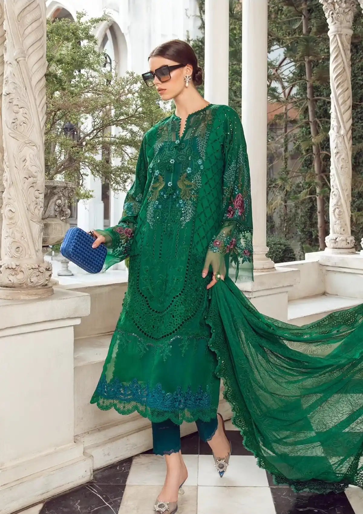 Maria.B Eid Luxury Lawn'24 D-02