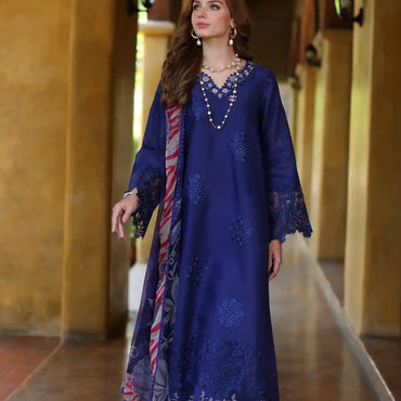 Noor by Saadia Asad Eid Luxe Printkari'24 D-12