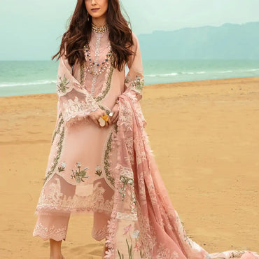 Saira Shakira By Crimson Lawn'24 Winds of Eden-Rose 6B - Mohsin Saeed Fabrics