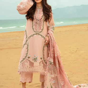 Saira Shakira By Crimson Lawn'24 Winds of Eden-Rose 6B - Mohsin Saeed Fabrics