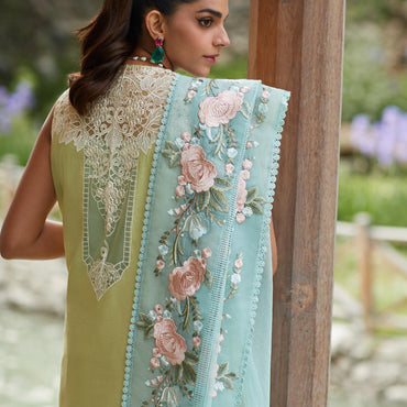 Crimson X Saira Shakira Eid Luxury Lawn'23 Mountain Love - D6 B