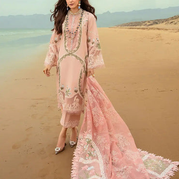 Saira Shakira By Crimson Lawn'24 Winds of Eden-Rose 6B - Mohsin Saeed Fabrics