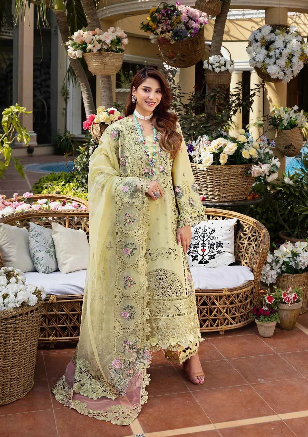 Elaf Luxury Lawn'25 ELM-3A BAHAAR