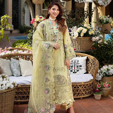 Elaf Luxury Lawn'25 ELM-3A BAHAAR