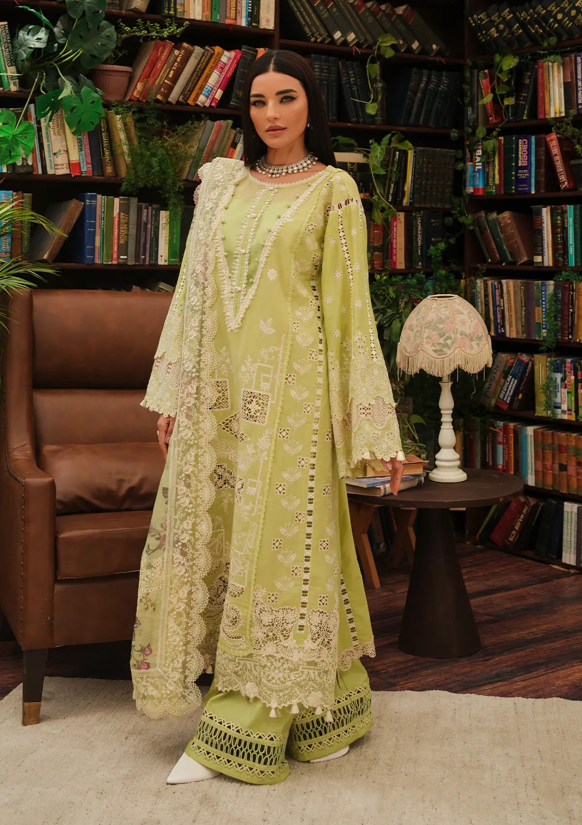 Kahf Luxury Lawn'24 KLE-05A Ambrosia - Mohsin Saeed Fabrics