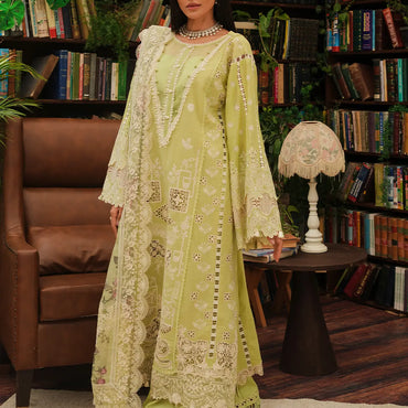 Kahf Luxury Lawn'24 KLE-05A Ambrosia - Mohsin Saeed Fabrics