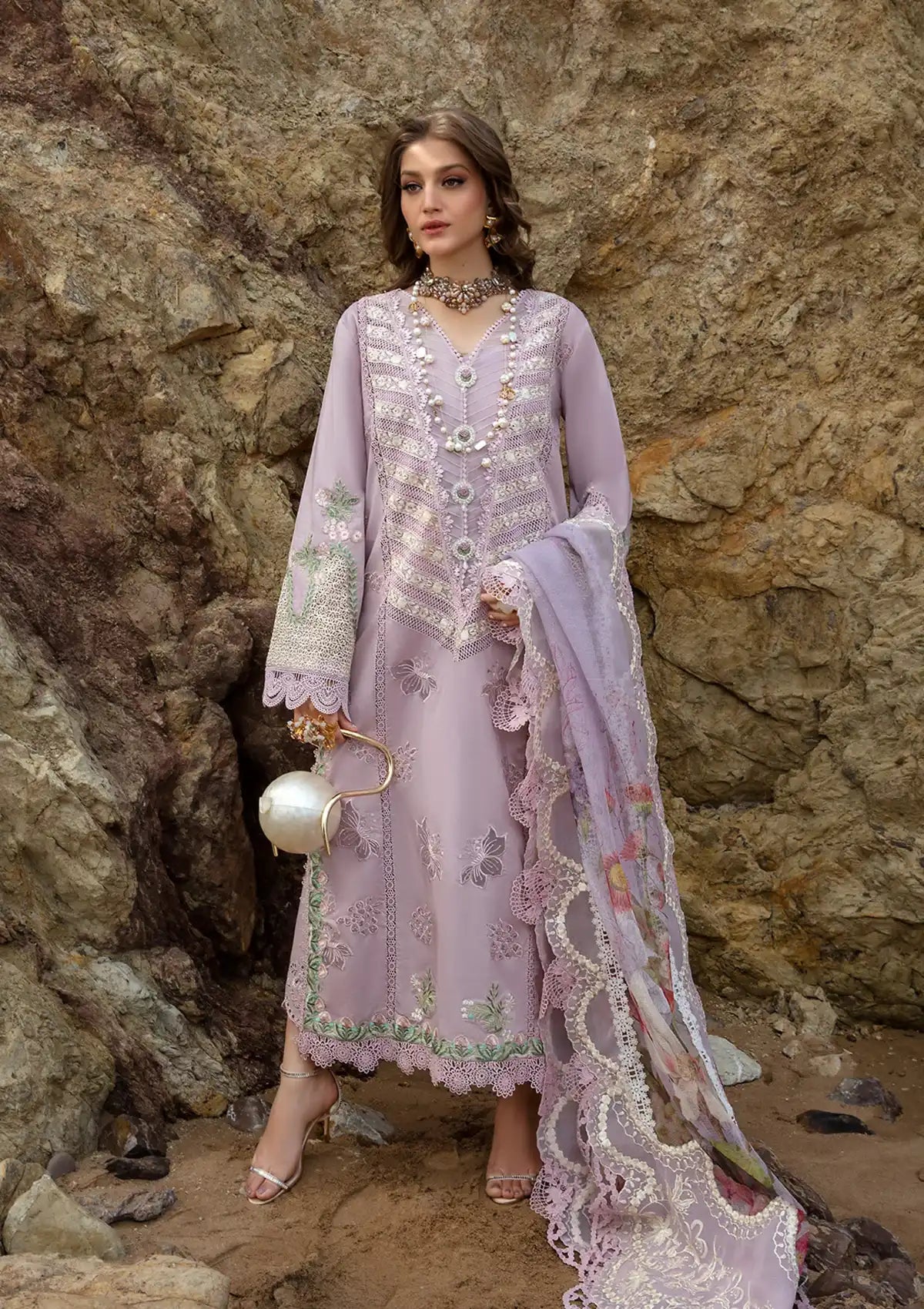 Saira Shakira By Crimson Lawn'24 Lillie de Jong-Amethyst 3B - Mohsin Saeed Fabrics