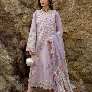 Saira Shakira By Crimson Lawn'24 Lillie de Jong-Amethyst 3B - Mohsin Saeed Fabrics