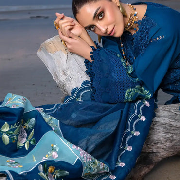 Saira Shakira By Crimson Lawn'24 Ulysses-Midnight 2B - Mohsin Saeed Fabrics