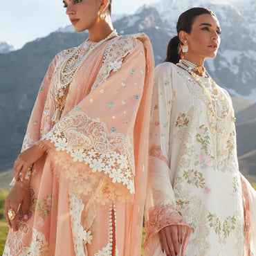 Crimson X Saira Shakira Eid Luxury Lawn'23 Summer in the Meadows - D1 B