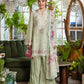 Elaf Ecraft Chikankari Chiffon '25 Eec-5B Matcha