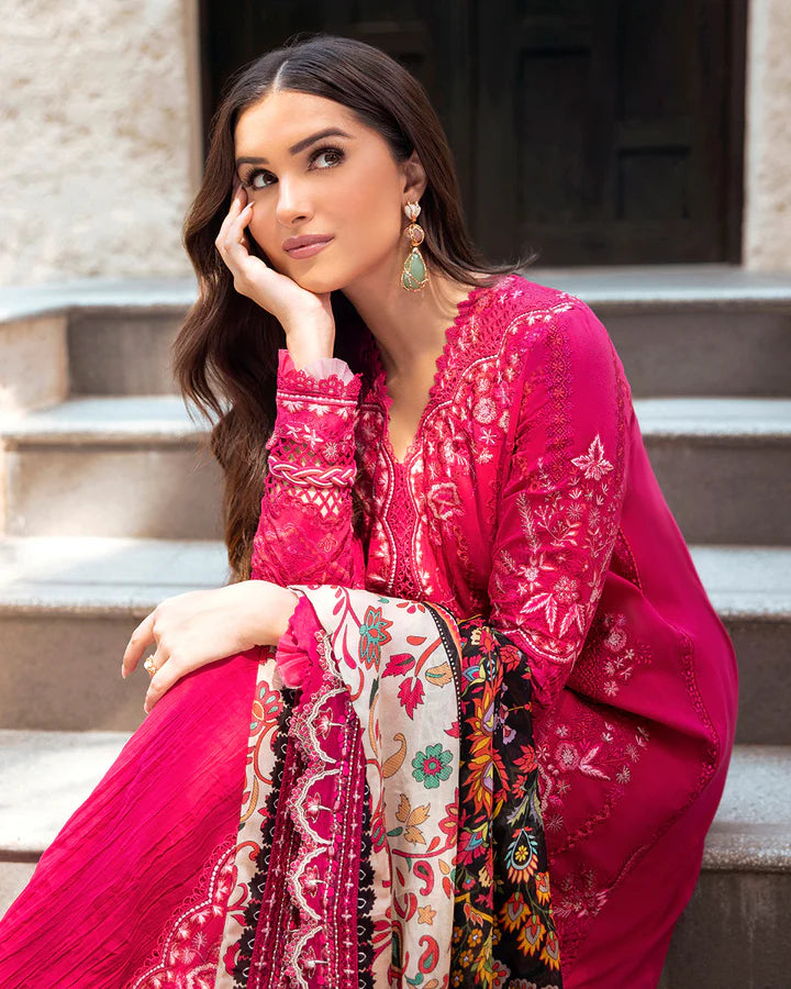 Faiza Saqlain ZInnia Luxury Lawn'25 Varda