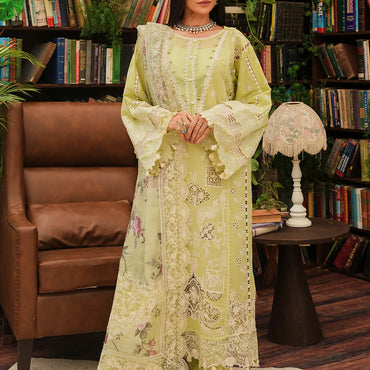 Kahf Luxury Lawn'24 KLE-05A Ambrosia - Mohsin Saeed Fabrics