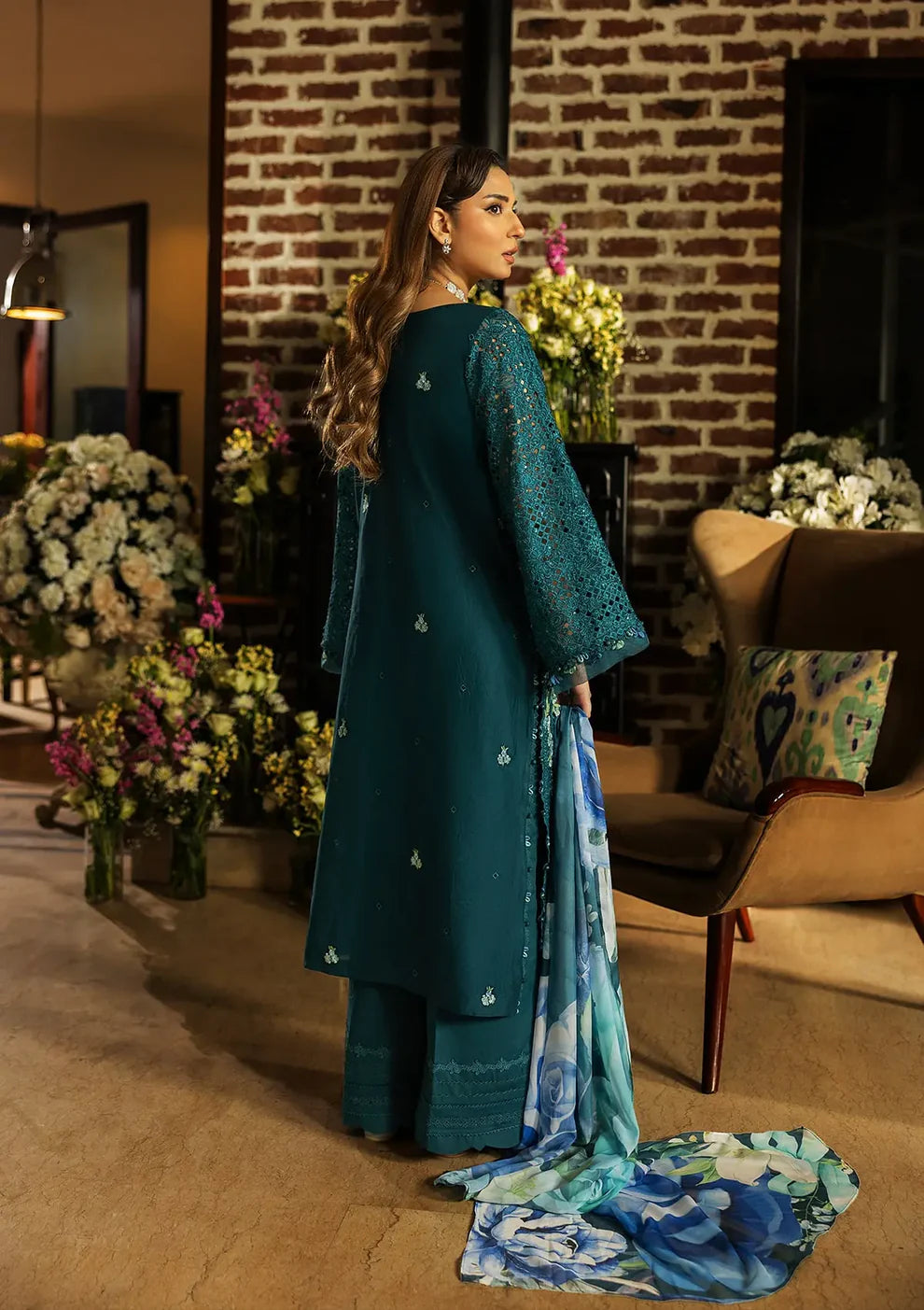 Kahf Luxury Festive lawn'25 KLR-06 Whimsy