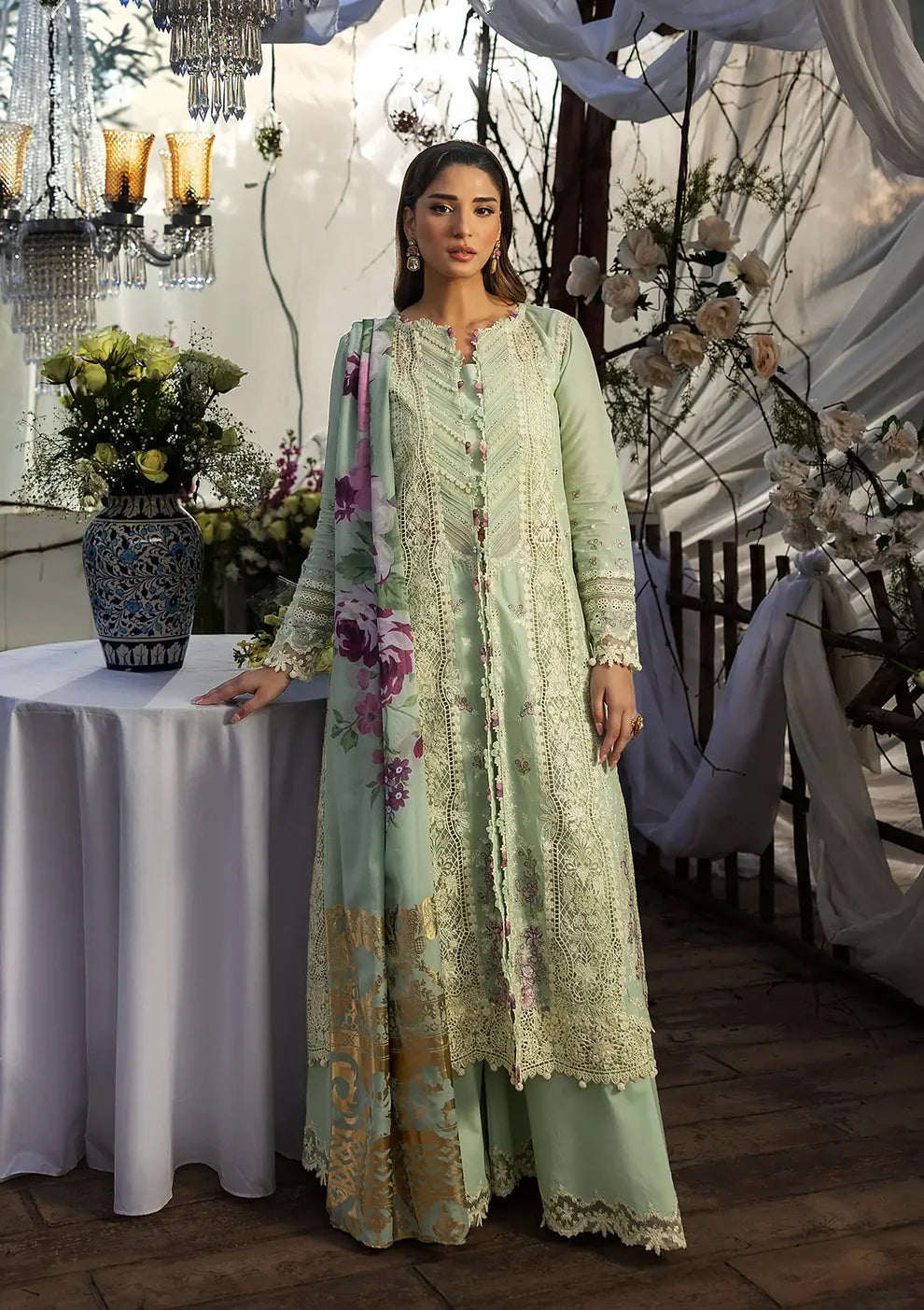 Kahf Luxury Festive lawn'25 KLR-05 Nora