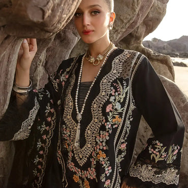 Saira Shakira By Crimson Lawn'24 Lolita-Onyx 1A - Mohsin Saeed Fabrics