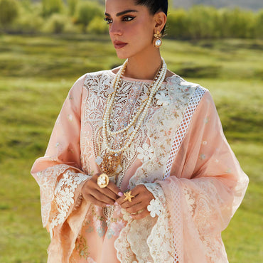 Crimson X Saira Shakira Eid Luxury Lawn'23 Summer in the Meadows - D1 B