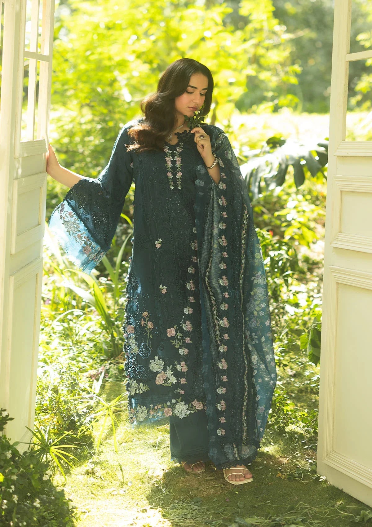 Elaf Luxury Lawn Vol-2'26 ELQ-3B EMERALD FERN