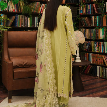 Kahf Luxury Lawn'24 KLE-05A Ambrosia - Mohsin Saeed Fabrics